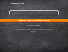 Tablet Screenshot of borntoquilt.com